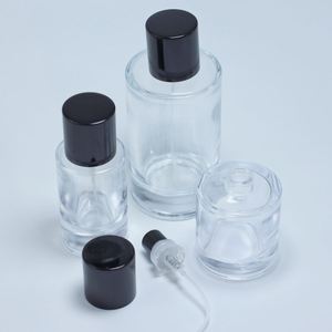 30ml 50ml 100ml Round Clear Glass Perfume <b>Bottles</b> with Custom Logo Screen Printing <b>Box</b> Packaging - Product Image 3
