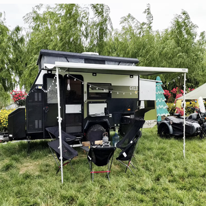 Caravane de voyage moderne avec connecteur d'alimentation, système de charge sur route et canapé-lit queen size avant 1400*2000 - Product Image 2