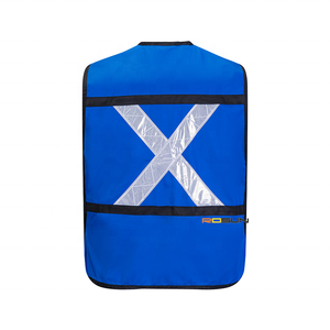 Gilet di Sicurezza ANSI Classe 2 Alta Visibilità con Nastro Riflettente da 5cm e Logo Personalizzato per Lavoratori Stradali - Product Image 4