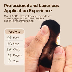 <span class=keywords><strong>Pinceau</strong></span> applicateur de fond de teint auto-bronzant pour le corps, pinceaux de maquillage corporel, applicateur de fond de teint liquide, anticernes, crème bronzante pour le corps - Product Image 5