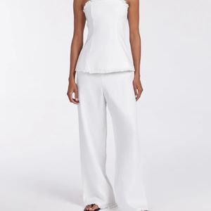 Off-the-shoulder Sexy <b>Top</b> OEM High Quality <b>Strapless</b> Zipper Decorated Bodice <b>Top</b> Fashion Trend Bodice for <b>Women</b> - Product Image 5