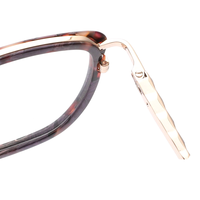 Gafas BONA de Alta Calidad Unisex con Montura Rectangular de Acetato y Metal, Gafas Ópticas Unisex con Diseño Nuevo