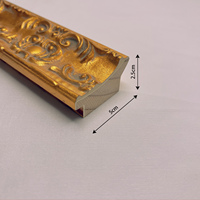 Cadre mural en bois de pin baroque doré, moulure créative faite à la main, style antique, pour peinture à l'huile, vente en gros, nouveauté, pour la maison