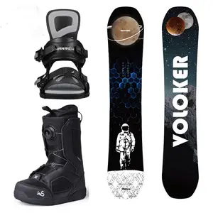 Bán buôn tùy chỉnh sợi carbon tự do Snowboard đặt Snowboard người đàn ông Sản xuất tại Trung Quốc