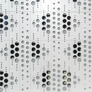 Système de <span class=keywords><strong>façade</strong></span> en panneaux d'aluminium sculptés pour la décoration architecturale intérieure et extérieure pour le revêtement des centres commerciaux - Product Image 3