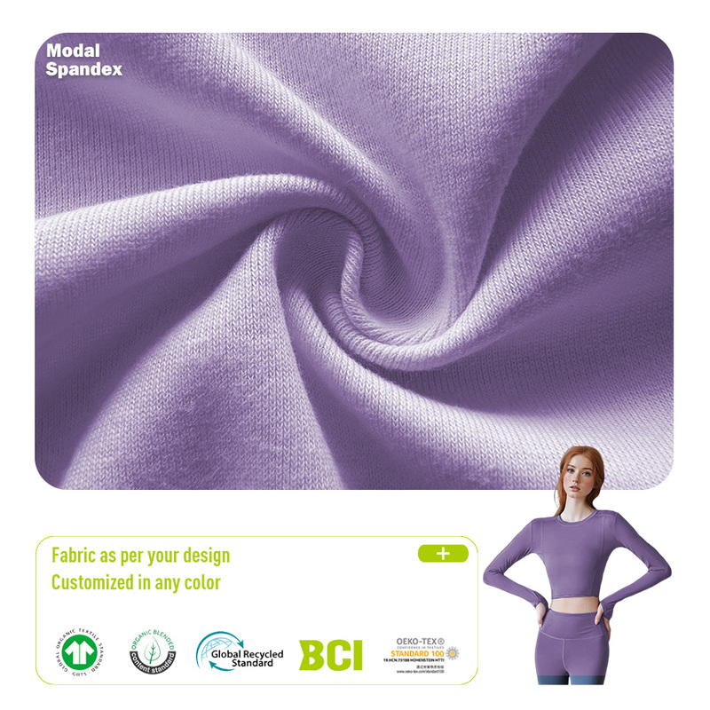 Organic Cotton Hemp Single Jersey Fabric
