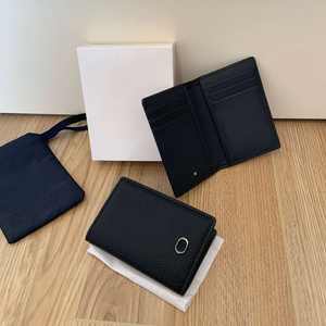 Set de Regalo para Hombre, Tarjetero de Cuero Granulado, Cartera Delgada Bifold con Logotipo Metálico para Tarjetas de Crédito y Efectivo - Product Image 4