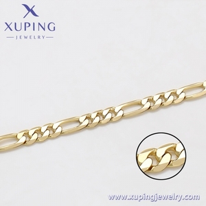X000875364 Xuping <strong>Jewelry</strong> Fine Fashion <strong>Jewelry</strong> 14K Gold Plated Chain Necklace Wholesale for Women <strong>Simple</strong> <strong>Jewelry</strong> Necklace - Product Image 4
