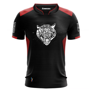 Manufacturer Wholesale Plus Size <strong>Gaming</strong> <strong>Tshirt</strong> Pro E-sports Team Uniform Heat-Transfer Printed 100% Polyester Jersey - Product Image 1