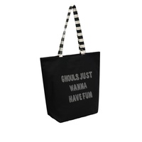 Bolsa de Compras LILALILA de Lona Bordada, Ecológica, Certificada por AZO, ROHS y CE, Reciclable, Reutilizable, de Gran Capacidad, con Asa Abierta