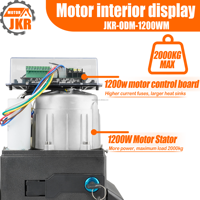 Motor Eléctrico de Alta Resistencia de 1200W para Puerta Corredera, 2000KG, Límite Magnético, Abrepuertas Automático para Fábricas y Almacenes