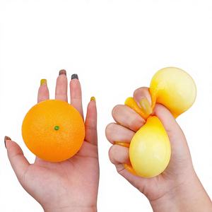 Nouveau Jouet Squishy Orange Réaliste Créatif 2025 – Anti-Stress en TPE pour Enfants et Adultes – Cadeau de Décompression - Product Image 1