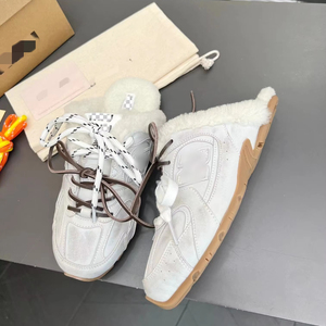 Ciabatte Invernali <span class=keywords><strong>di</strong></span> Design Coreano con Lacci, Moda Trendy Versatile e Vintage - Product Image 1