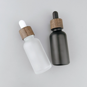 Nhỏ giọt bằng gỗ bao bì mỹ phẩm nắp gỗ tinh dầu chai thủy tinh nhỏ giọt Pipette đen 18 mét tre mỹ phẩm nhỏ giọt - Product Image 6