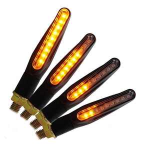 Ece chứng nhận 12V LED tín hiệu rẽ ánh sáng màu vàng & hổ phách chỉ số blinker an toàn cưỡi xe máy hệ thống chiếu sáng - Product Image 5