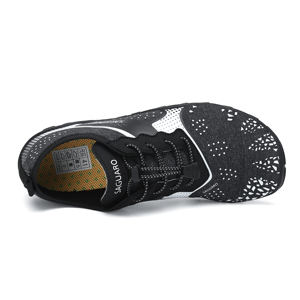 أحذية من جلد الغزال للرجال والنساء, أحذية من الجلد الشبكي مقاومة للانزلاق المياه المحيط الرياضة الخوض الغوص وركوب الأمواج للرجال النساء حافي القدمين - Product Image 3