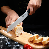 Couteau de cuisine en acier inoxydable RUI pain spécial en tranches cuisson gâteau Toast couteau à pastèque couteau ménager allongé