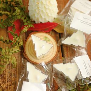 Bougie de sapin de Noël romantique en cire pour décoration de table, parfumé et écologique - Product Image 5