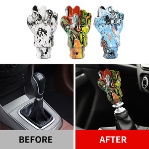 RASTP Hand Shaped Resin Gear <b>Shift</b> <b>Knob</b> Fist Design Ergonomic Car Modification Part For Universal Vehicles - Product Image 3