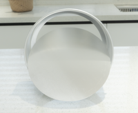 Ensemble de 7 moules à gâteau ronds en aluminium Lanren, moules à chiffon cake anodisés à fond amovible pour la pâtisserie domestique et commerciale