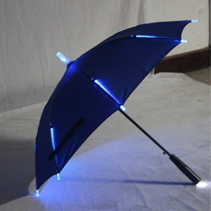 Paraguas LED Transparente Personalizado con Eje Iluminado, Paraguas Nocturno Automático <span class=keywords><strong>de</strong></span> Seguridad para Regalos <span class=keywords><strong>de</strong></span> Marcas Innovadoras y <span class=keywords><strong>Empresas</strong></span> Tecnológicas - Product Image 1