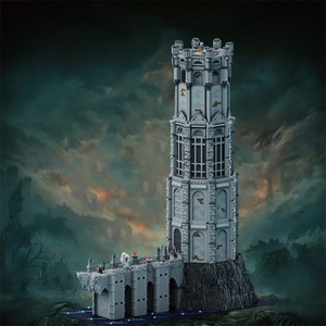 Funbuild MOC-145944 Elden <span class=keywords><strong>Jeu</strong></span> Briques Jouets Anneau Tour Divine Vue sur la rue Jouets Blocs de Construction Briques Ensembles - Product Image 2