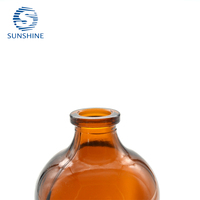 Flacon en verre ambré moulé de 100 ml, bouteille en verre brun pour réactifs, liquides et échantillons, conteneur de stockage, vente en gros