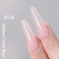 COLORMARK Gel UV Base Caoutchouc pour Nail Art, Gel Fonctionnel Élastique à Pénétration, Couche de Base Colorée en Bouteille, Non Toxique, Sans Rinçage Nécessaire