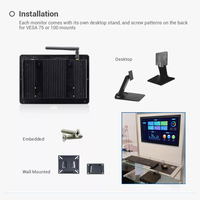 10.1 pouces 1024*600 Raspberry Pi Android Anti-éblouissement antidéflagrant industriel Android écran tactile ordinateur tout en un PC
