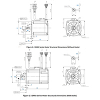 Système de commande de moteur AGV triphasé KCONBOT 750W, 3000 tr/min, moteur servo plat AC 48V, étanche, kit de commande de moteur IE3