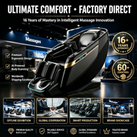 Fauteuil de massage électrique intelligent à IA, inclinable automatiquement, massage 3D, zéro gravité, luxe, massage complet du corps, fauteuil Shiatsu