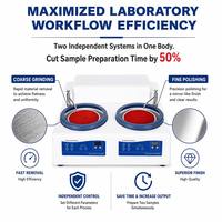 Machine de préparation d'échantillons de laboratoire à haute efficacité avec deux roues de 8 pouces et moteurs indépendants