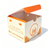 Boîte d'emballage personnalisée pour frites à emporter, emballage pour camion de restauration rapide, conteneur alimentaire, boîtes pour nuggets de poulet frit