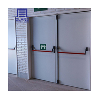 Porte coupe-feu en acier en gros, porte de sécurité ignifuge sur mesure pour bâtiments commerciaux et entrepôts