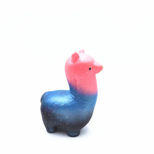 Pink <strong>Alpaca</strong> PU Foam Slow Rebound Stress Ball Squishy Kids <strong>Toy</strong> for 5-7 Years Girls - Product Image 1
