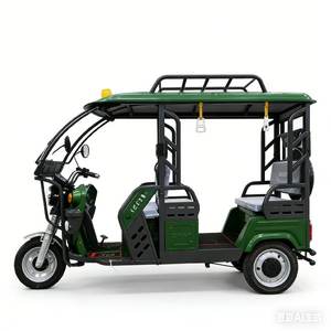 Triciclo Eléctrico para Pasajeros Adultos 2026, Triciclo <span class=keywords><strong>Taxi</strong></span> de 1000W con Techo para Pasajeros - Product Image 3