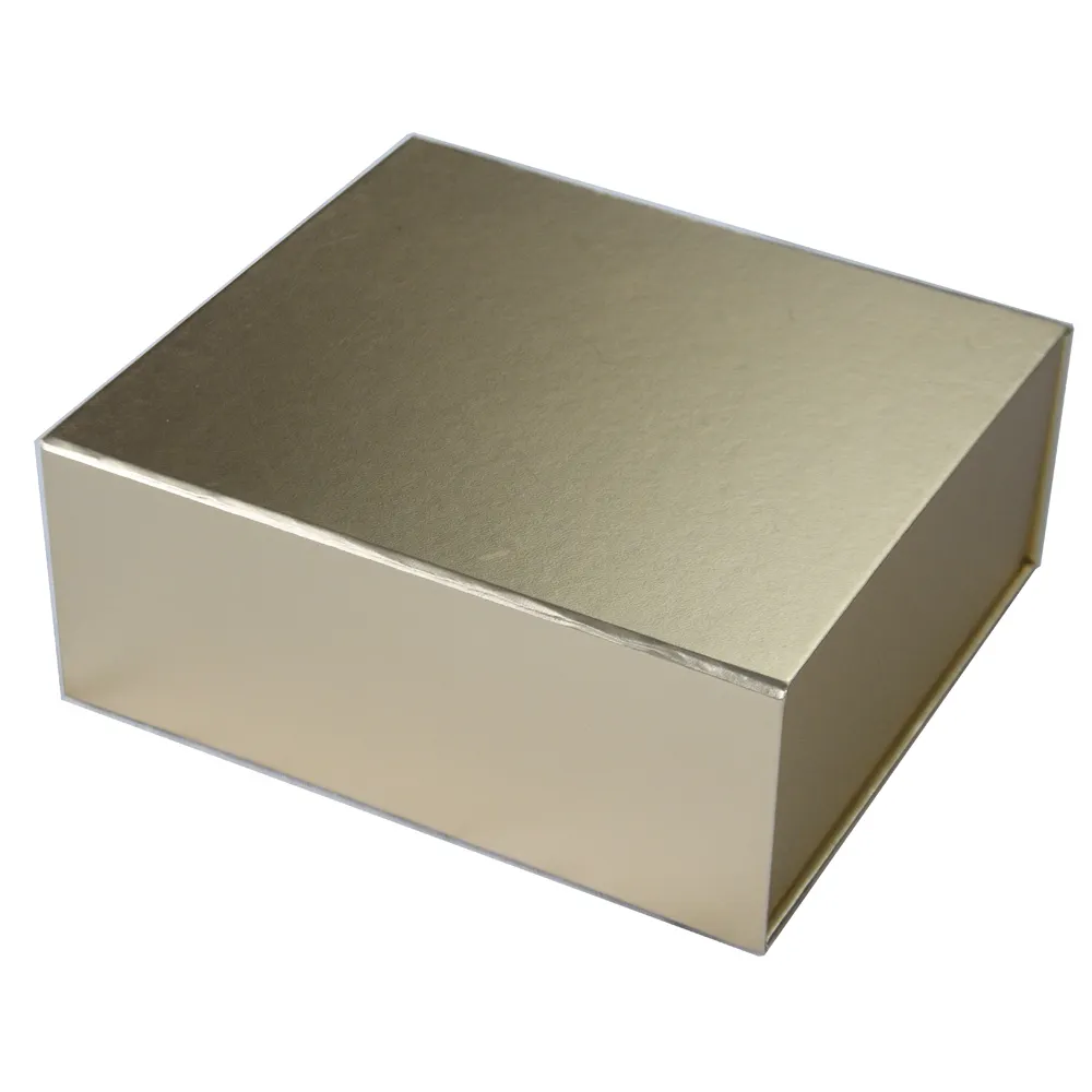 Boîte de serviettes de chaussettes en soie de fournisseur d'or personnalisée en cadeau boîte d'emballage de foulard de marque privée de luxe