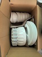 Vaisselle en porcelaine blanche en gros d'usine, style européen, écologique, pour fêtes et restaurants, avec logo personnalisé
