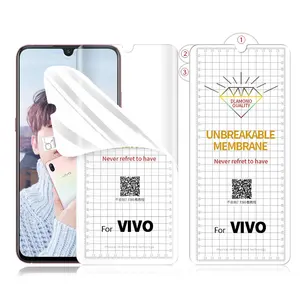 VIVO Xiaomi oppo 삼성 redmi 모토로라 TPU 전화 백 스티커에 대한 3D 전체 화면 하이드로 겔 나노 보호 필름