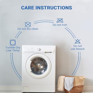 لحاف حجم كامل ممتاز سرير محبوك مقاوم للماء غير لامع مقاوم للحساسية غطاء واقي نمط عادي - Product Image 4