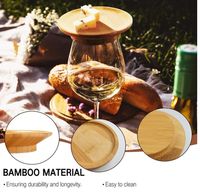 Plateau à charcuterie en bambou avec couvercle en bois, accessoires de bar écologiques, moderne