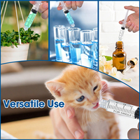 Seringue vétérinaire jetable de sécurité 1/2/5/10/20 ml, stérile, en PP médical, avec aiguille Luer-Lock 25G, certifiée CE et ISO