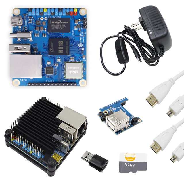 Orange Pi Zero3 Development Board Allwinner H618 SBC Quad-Core Cortex-A53 1.5GHz 1GB/1.5GB/2GB/4GB LPDDR4 Gigabit Ethernet