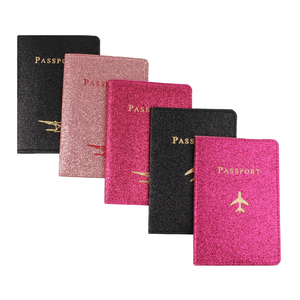 Portefeuille de voyage en PU avec logo personnalisé, mignon, pour collection de documents de voyage professionnels, porte-passeport, porte-cartes, porte-cartes de crédit - Product Image 1
