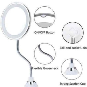 Hot Selling Anti Fog Wall Mounted Makeup <b>Mirror</b> Shower <b>Mirror</b> for Shaving 10x <b>Magnifying</b> <b>Mirror</b> With <b>Light</b> - Product Image 1