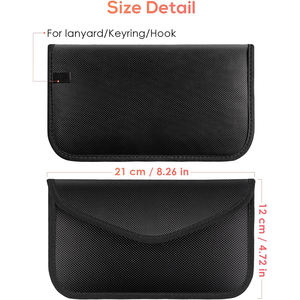 Sacs Faraday pour téléphone et clés de voiture, pochette anti-vol bloquant le signal, protection de voiture, pochette pour clé de voiture sans clé - Product Image 2