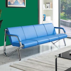 Chaises d'attente de style moderne Wss, design simple, cuir souple, meubles modernes en acier inoxydable, meubles de maison, canapé de salon - Product Image 4