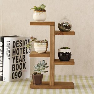 Espositore <span class=keywords><strong>in</strong></span> <span class=keywords><strong>legno</strong></span> scaffale scaffale <span class=keywords><strong>portavasi</strong></span> supporto per fioriera supporto per fioriera succulenta - Product Image 6