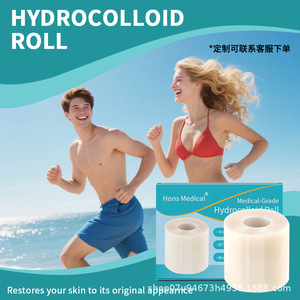 Cross-border hydrocolloid roll <b>dressing</b> tape acne patch, cuttable, <b>waterproof</b>, for artificial care of oozing acne - Product Image 2