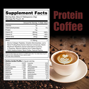 Café de Proteína Personalizado OEM con Cafeína y Creatina, Favorece la Fuerza, Quema Grasa y Mejora el Estado de Ánimo - Product Image 5